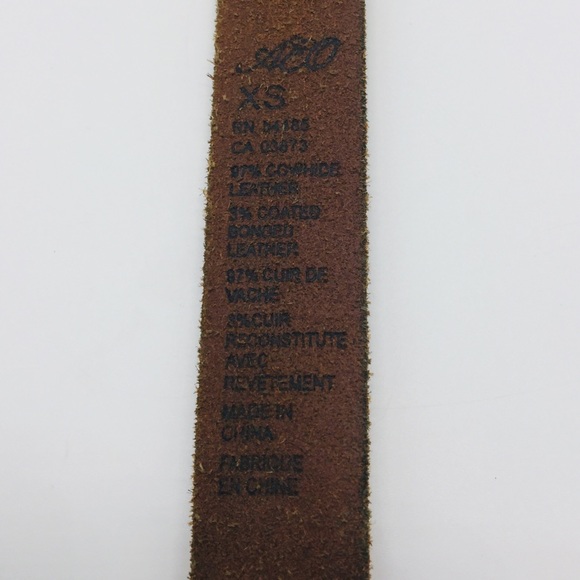 AE BOHO CHIC LEATHER BELT || Brown || XS - Picture 7 of 8